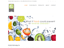 Tablet Screenshot of foodfirstllc.com